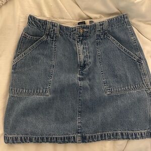 Gap 100% cotton vintage denim skirt
